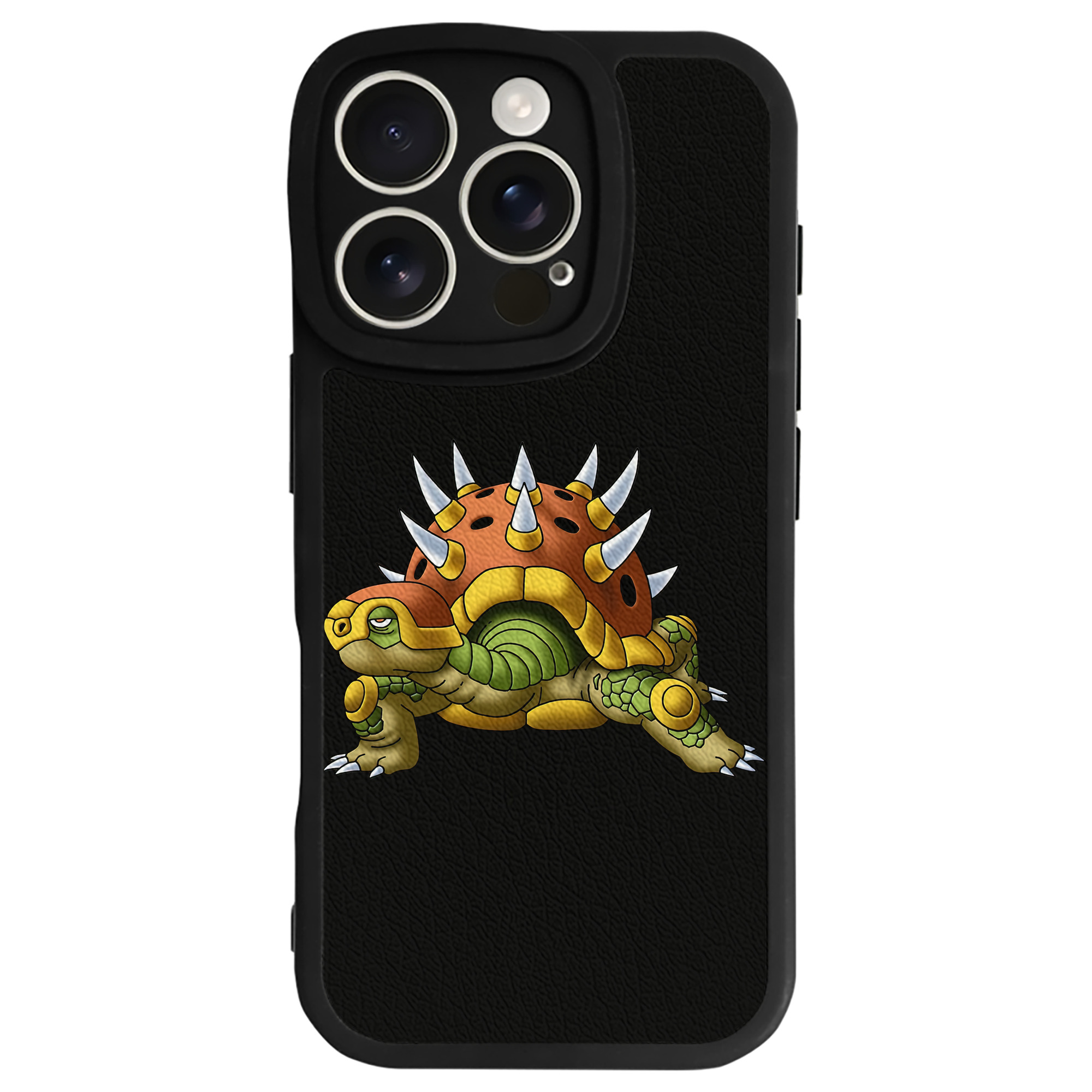 （画像用） ドラゴンクエスト Doragon Kuesuto Dragon Quest 【iPhone 16シリーズ対応】シリコンスマホケース（レザー調） 材質：シリコン